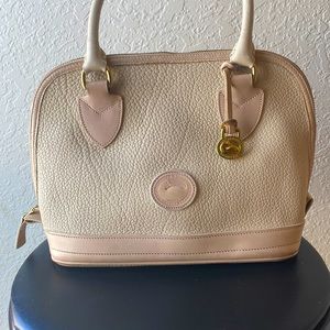 Dooney & Bourke hand purse! bone and light pink.